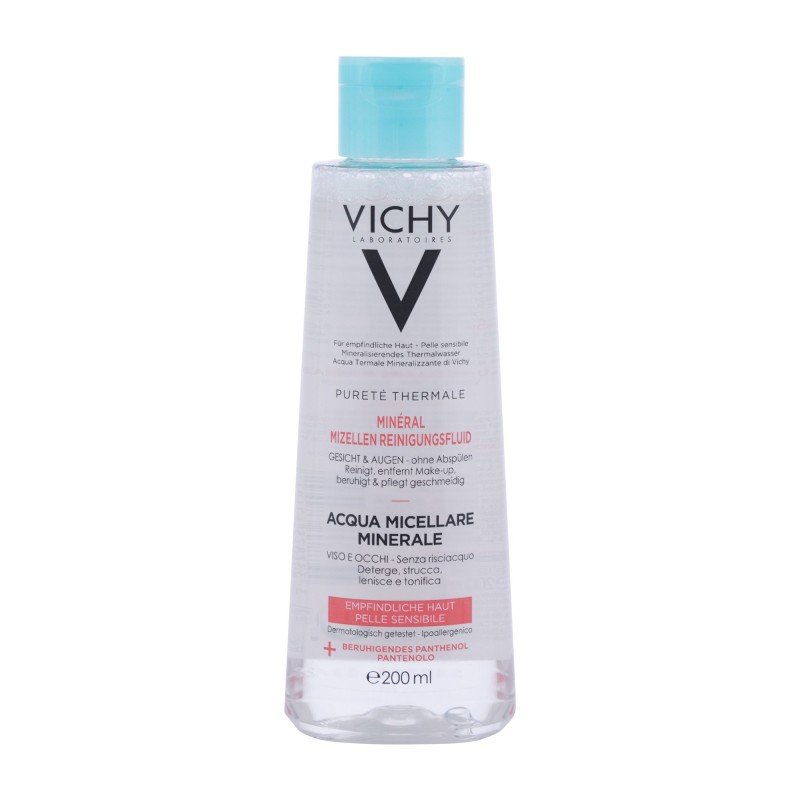 Vichy Purete Thermale Mineral Water For Sensitive Skin  200Ml    For Woman (Micellar Water)