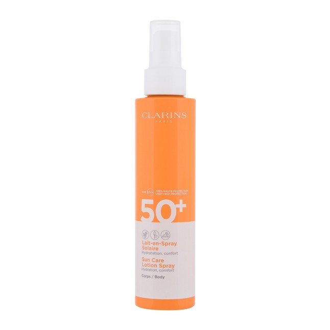 Clarins Sun Care Lotion Spray  150Ml   Spf50+ Unisex (Sun Body Lotion)