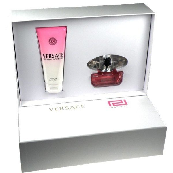Versace Bright Crystal  Edt 50Ml + 100Ml Body Lotion 50Ml    For Woman (Eau De Toilette)