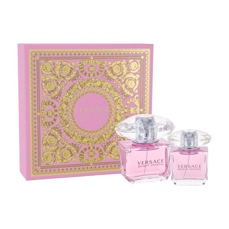 Versace Bright Crystal  Edt 90 Ml + Edt 30 Ml 90Ml    For Woman (Eau De Toilette)