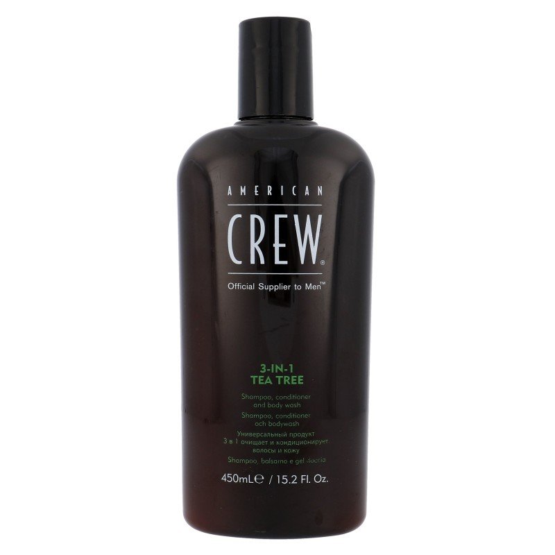 American Crew 3-In-1 Tea Tree  450Ml    For Man (Shampoo)