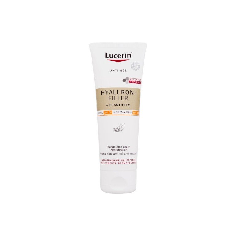 Eucerin Hyaluron-Filler + Elasticity Hand Cream 75Ml  For Woman  (Hand Cream) SPF30 