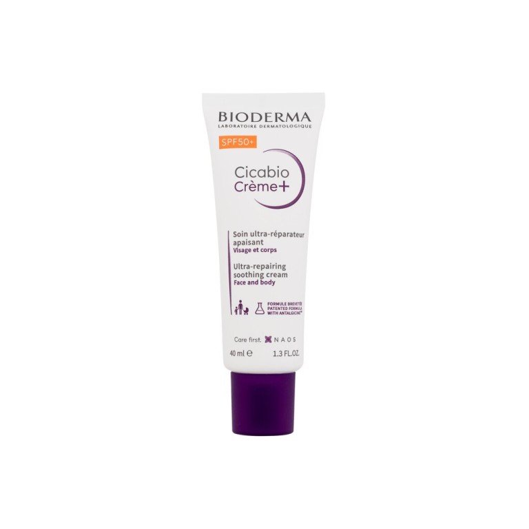 Bioderma Cicabio 40Ml Creme+ Ultra-Repairing Soothing Cream  Spf50+ (Body Cream) Unisex  
