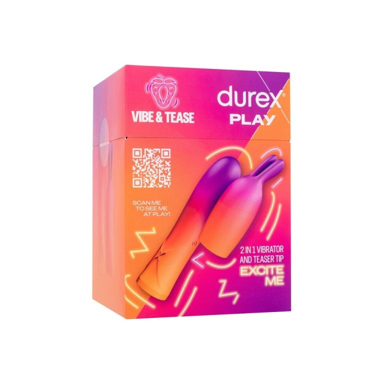 Durex Play 1Pc For Woman (Vibrator) Vibe & Tease 2In1 Vibrator & Teaser Tip Durex Play 1Pc For Woman (Vibrator) Vibe & Tease 2In1 Vibrator & Teaser Tip