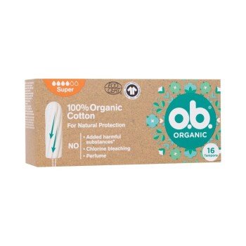 O.B. Organic      16Pc For Woman (Tampon) Super