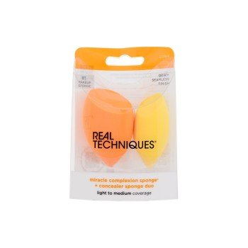 Real Techniques Miracle Complexion Sponge      1Pc For Woman (Applicator) + Concealer Sponge Duo