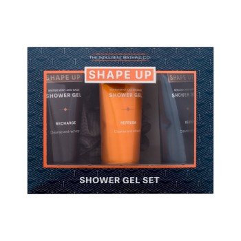 Xpel Shape Up   Shower Ggel Bergamot & Mint 100 Ml + Shower Gel Peppermint & Orange 100 Ml + Shower Gel Water Mint & Sage 100 Ml + Sponge Bathroom Accessory 1M10000101 100Ml M (Shower Gel) Shower Gel Set