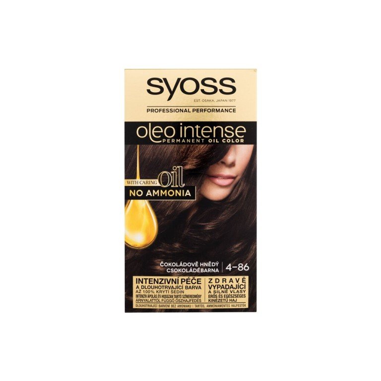 Syoss Oleo Intense Permanent Oil Color 50Ml  For Woman  (Hair Color)  4-86 Chocolate Brown