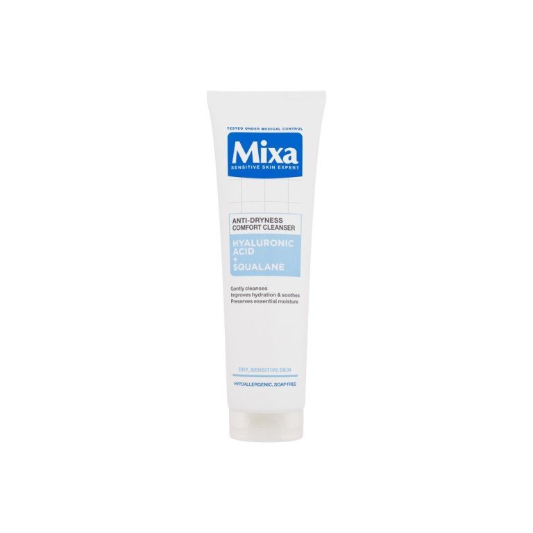 Mixa Hyaluronic Acid + Squalane 150Ml For Woman (Cleansing Gel) Anti-Dryness Comfort Cleanser Mixa Hyaluronic Acid + Squalane 150Ml For Woman (Cleansing Gel) Anti-Dryness Comfort Cleanser