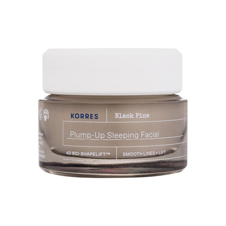 Korres Black Pine      40Ml For Woman (Night Skin Cream) Plump-Up Sleeping Facial