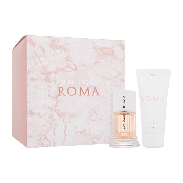 Laura Biagiotti Roma Edt 25 Ml + Body Lotion 50 Ml Body Lotion 1D00000101 25Ml W (Eau De Toilette) Fiori Bianchi Laura Biagiotti Roma Edt 25 Ml + Body Lotion 50 Ml Body Lotion 1D00000101 25Ml W (Eau De Toilette) Fiori Bianchi