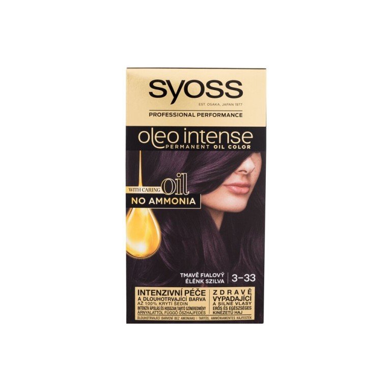 Syoss Oleo Intense Permanent Oil Color 50Ml For Woman (Hair Color) 3-33 Rich Plum Syoss Oleo Intense Permanent Oil Color 50Ml For Woman (Hair Color) 3-33 Rich Plum