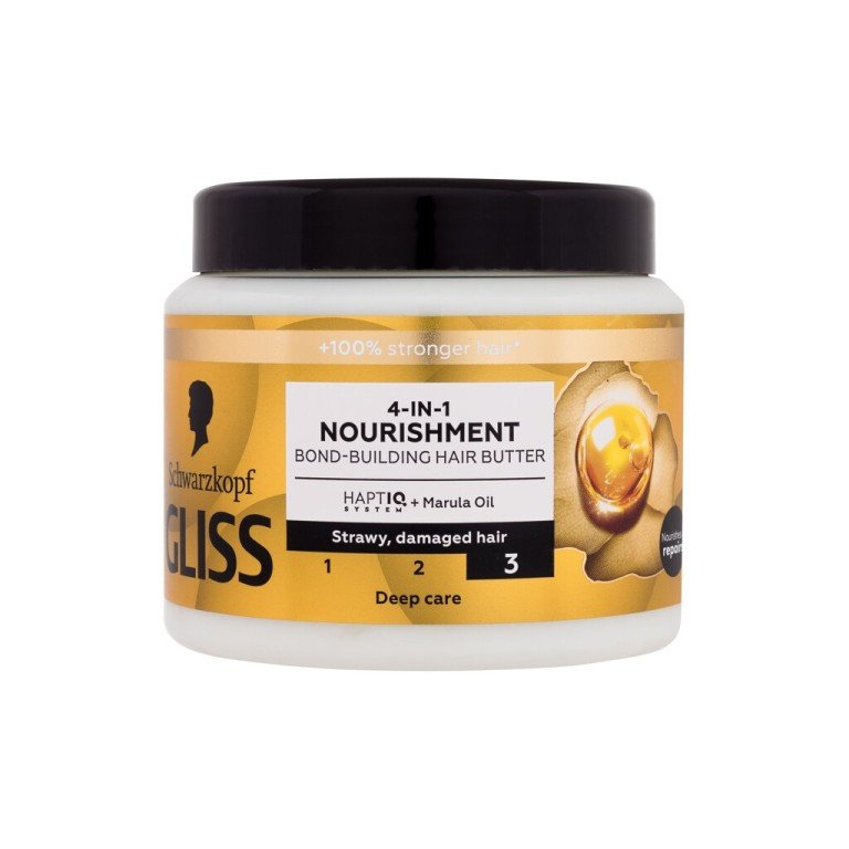 Schwarzkopf Gliss  4-In-1 Hair Butter    400Ml For Woman (Hair Mask) Nourishment