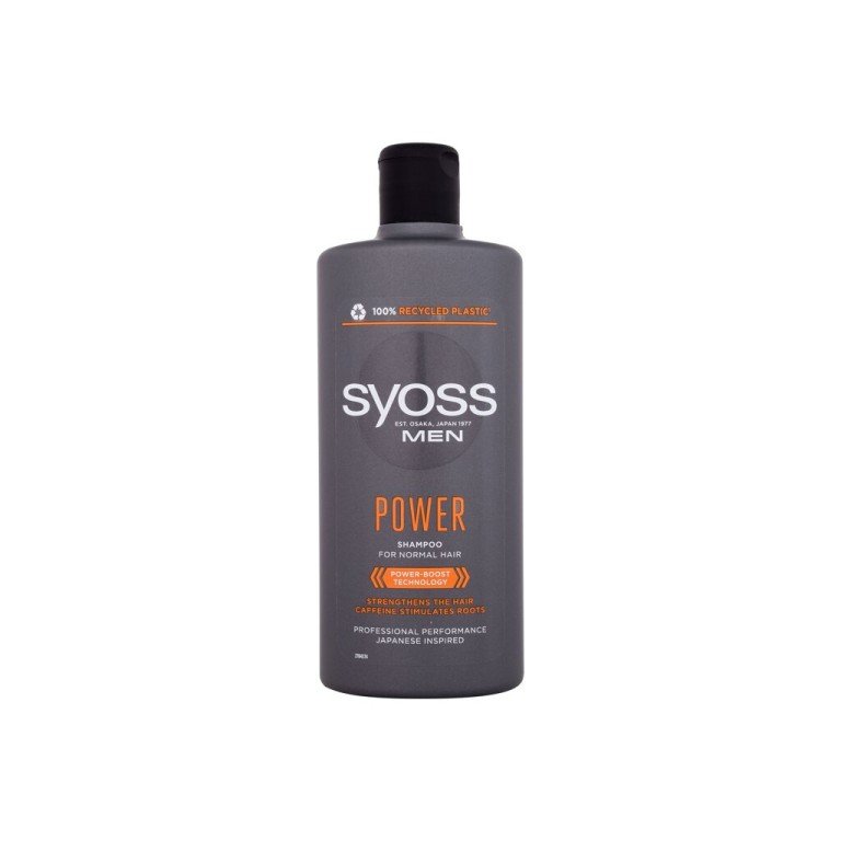 Syoss Men Power Shampoo 440Ml  For Man  (Shampoo)  