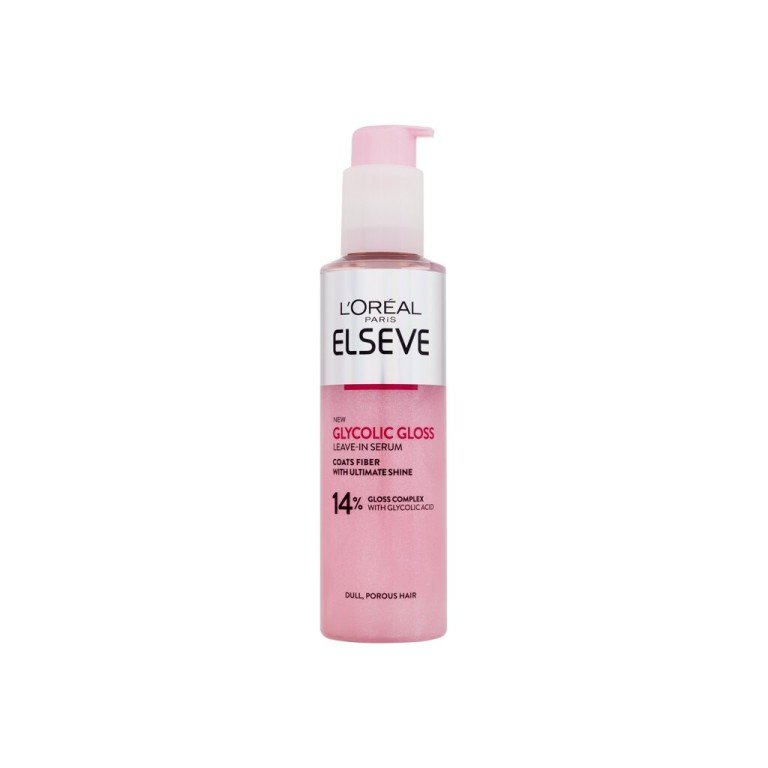 Loreal Paris Elseve Glycolic Gloss 150Ml For Woman (Hair Serum) Leave-In Serum Loreal Paris Elseve Glycolic Gloss 150Ml For Woman (Hair Serum) Leave-In Serum