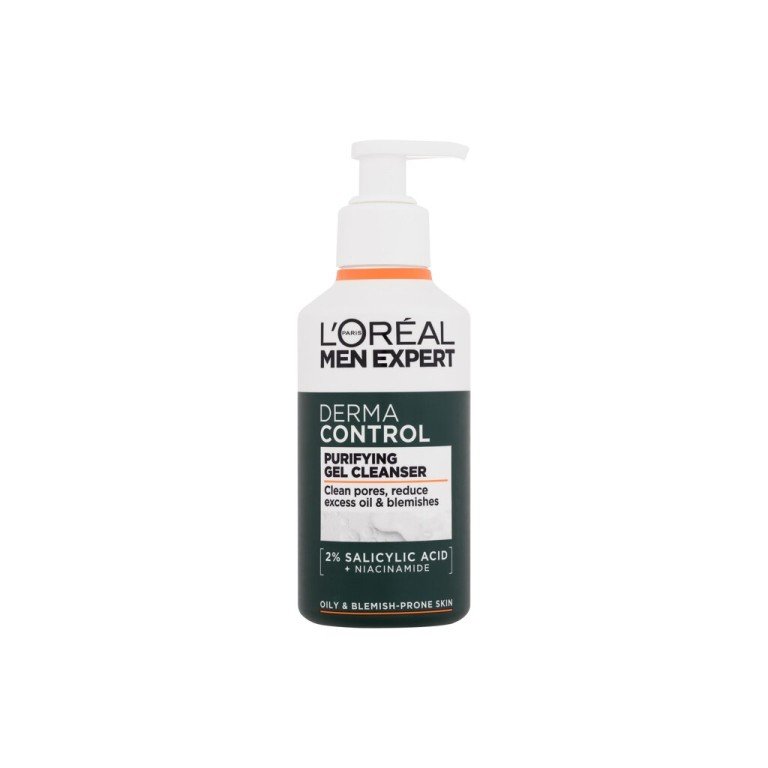 L'Oréal Paris Men Expert Derma Control 260Ml Purifying Gel Cleanser   (Cleansing Gel) For Men  