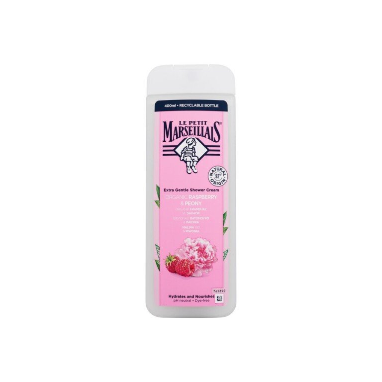 Le Petit Marseillais Extra Gentle Shower Cream Organic Raspberry & Peony 400Ml Unisex (Shower Cream) Le Petit Marseillais Extra Gentle Shower Cream Organic Raspberry & Peony 400Ml Unisex (Shower Cream)