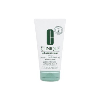 Clinique All About Clean 2-In-1 Cleansing + Exfoliating Jelly  150Ml    For Woman (Cleansing Gel)