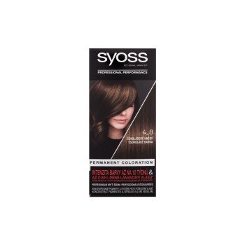 Syoss Permanent Coloration  50Ml  For Woman  (Hair Color)  4-8 Chocolate Brown