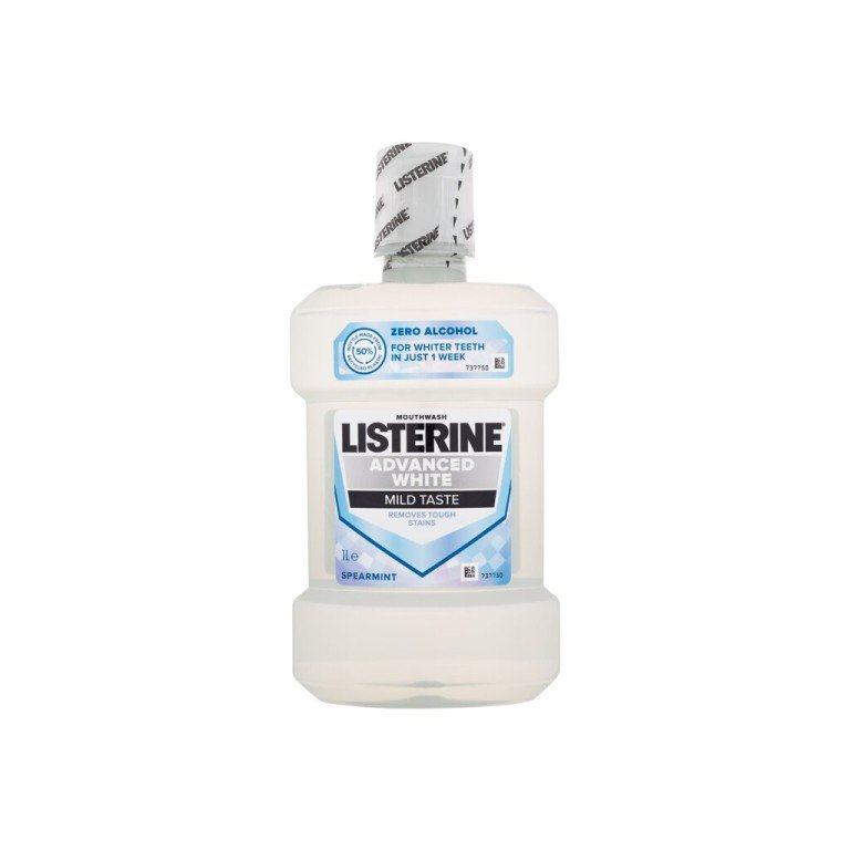 Listerine Advanced White Mild Taste Mouthwash  1000Ml    Unisex (Mouthwash)