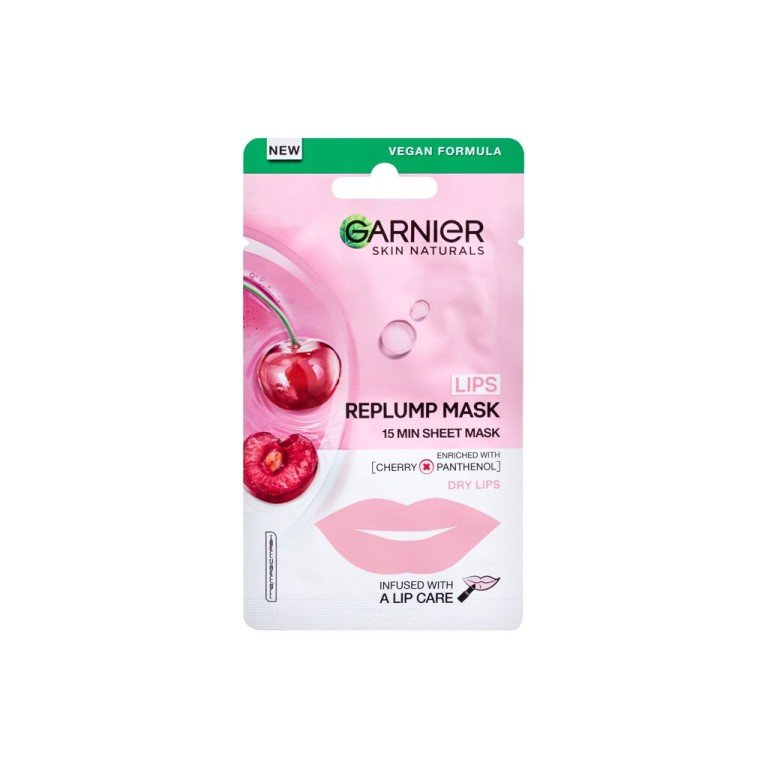 Garnier Skin Naturals Lips Replump Mask  5G    For Woman (Face Mask)