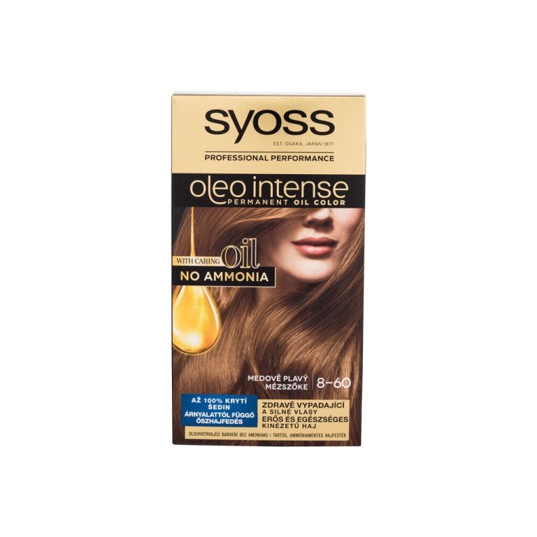Syoss Oleo Intense Permanent Oil Color 50Ml For Woman (Hair Color) 8-60 Honey Blond Syoss Oleo Intense Permanent Oil Color 50Ml For Woman (Hair Color) 8-60 Honey Blond