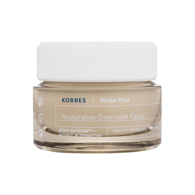 Korres White Pine 40Ml For Woman (Night Skin Cream) Restorative Overnight Facial Cream Korres White Pine 40Ml For Woman (Night Skin Cream) Restorative Overnight Facial Cream