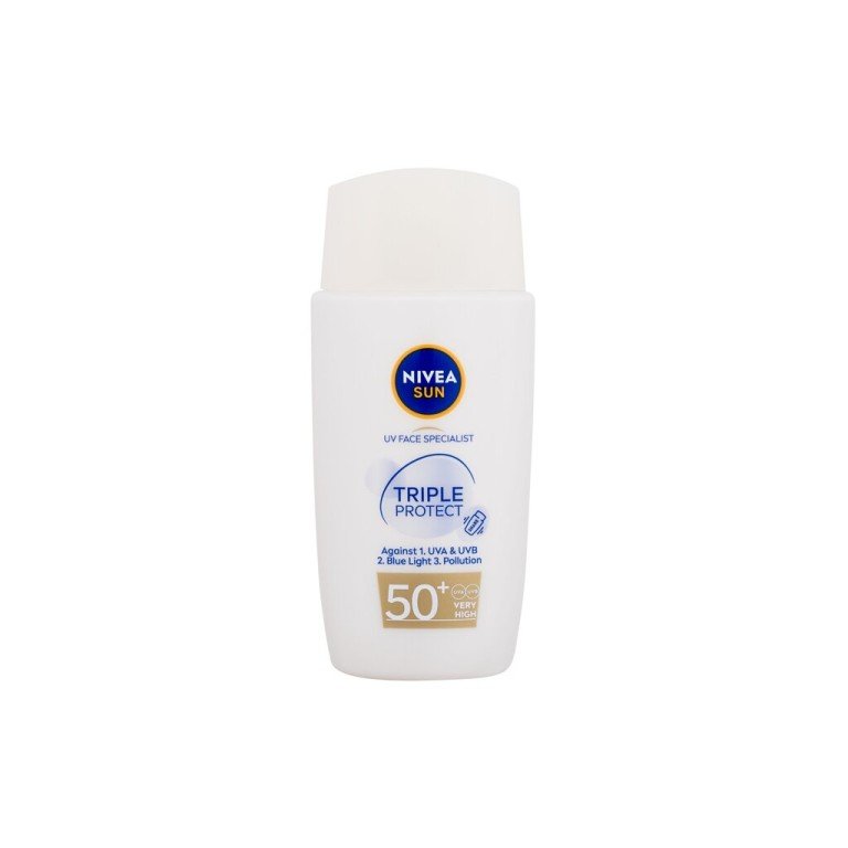 Nivea Sun Triple Protect Ultra-Light Hydrating Fluid 40Ml Unisex (Face Sun Care) SPF50+ Nivea Sun Triple Protect Ultra-Light Hydrating Fluid 40Ml Unisex (Face Sun Care) SPF50+