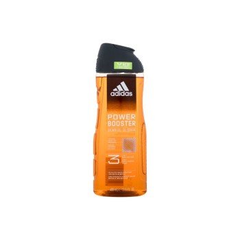Adidas Power Booster Shower Gel 3-In-1 400Ml  For Man  (Shower Gel) New Cleaner Formula 