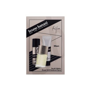 Bruno Banani Man   Edt 50 Ml + Shower Gel 50 Ml + Deodorant 50 Ml Deodorant Dn00000101 50Ml M (Eau De Toilette)