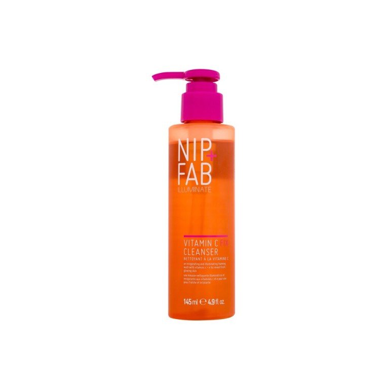 Nip+Fab Illuminate Vitamin C Fix Cleanser 145Ml  For Woman  (Cleansing Gel)  