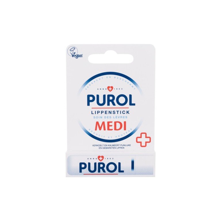Purol Lipstick Medi 4,8G Unisex (Lip Balm) Purol Lipstick Medi 4,8G Unisex (Lip Balm)