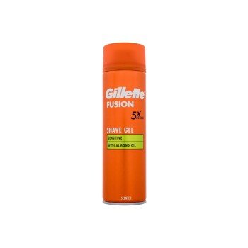 Gillette Fusion Sensitive Shave Gel 200Ml  For Man  (Shaving Gel)  