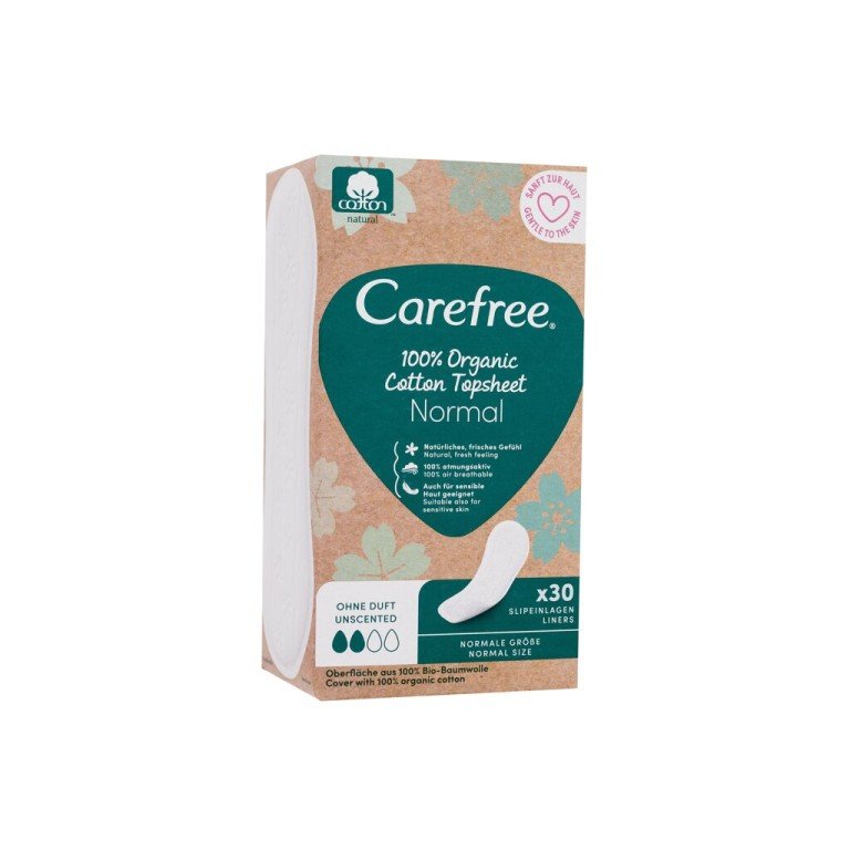 Carefree Organic Cotton      30Pc For Woman (Pantyliner) Normal