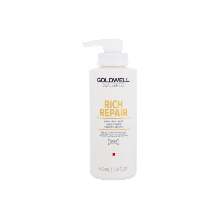 Goldwell Dualsenses Rich Repair 60Sec Treatment 500Ml For Woman (Hair Mask) Goldwell Dualsenses Rich Repair 60Sec Treatment 500Ml For Woman (Hair Mask)