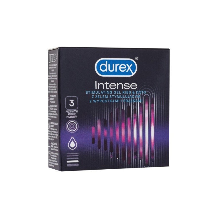 Durex Intense      3Pc For Man (Condoms)