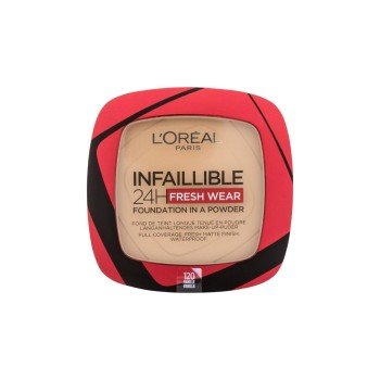 L'Oréal Paris Infaillible 24H Fresh Wear Foundation In A Powder  9G 120 Vanilla   For Woman (Makeup)