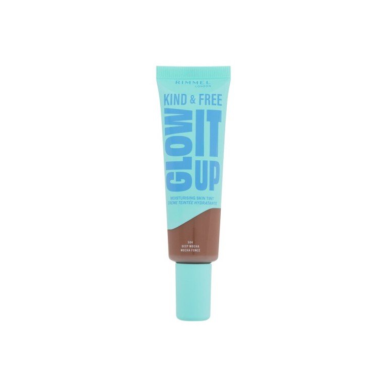 Rimmel London Kind & Free 30Ml Glow It Up Moisturising Skin Tint   (Makeup) For Women  504 Deep Mocha