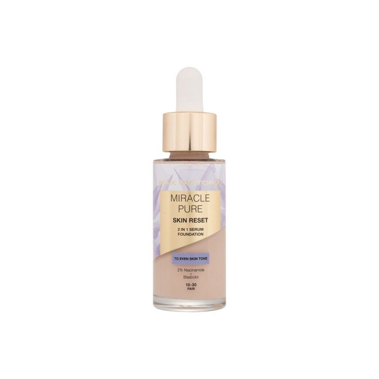 Max Factor Miracle Pure      30Ml For Woman (Makeup) Skin Reset 2In1 Serum Foundation