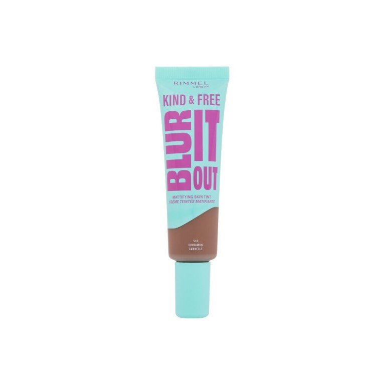 Rimmel London Kind & Free 30Ml Blur It Out Mattifying Skin Tint   (Makeup) For Women  510 Cinnamon