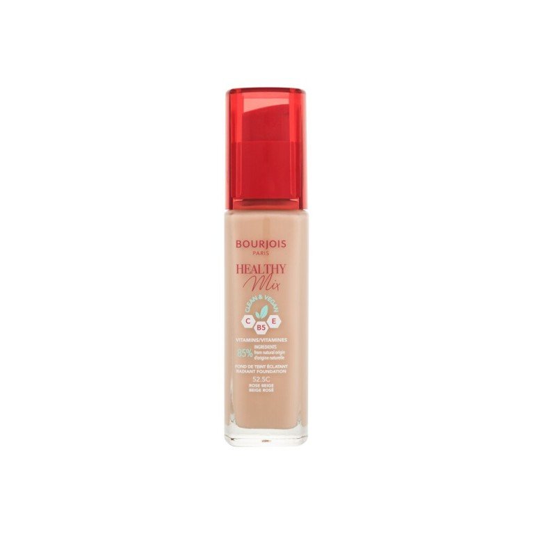 Bourjois Paris Healthy Mix Clean & Vegan Radiant Foundation 30Ml  For Woman  (Makeup)  52,5C Rose Beige