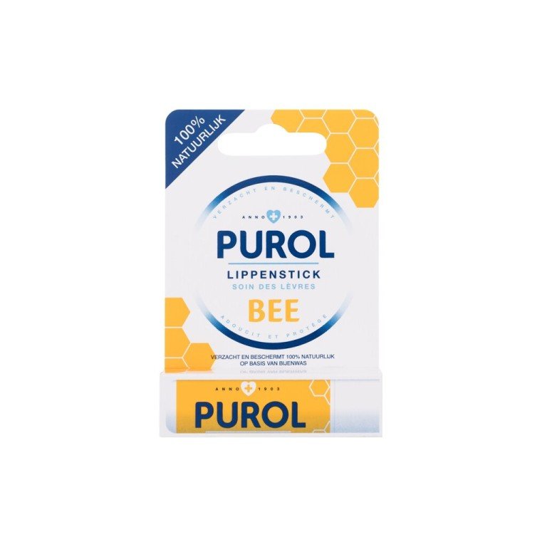 Purol Lipstick Bee 4,8G Unisex (Lip Balm) Purol Lipstick Bee 4,8G Unisex (Lip Balm)