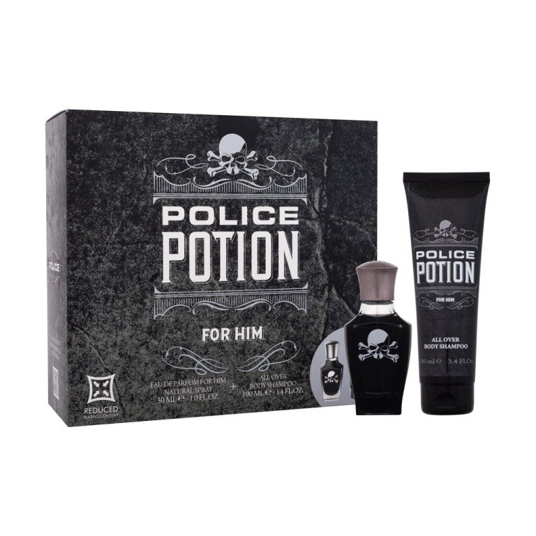 Police Potion  30Ml Edp 30 Ml + Shower Gel 100 Ml For Man  Shower Gel(Eau De Parfum)  