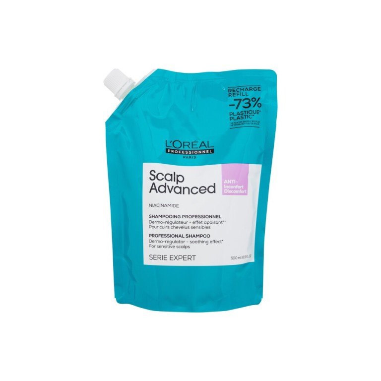 Loreal Professionnel Scalp Advanced Refill 500Ml For Woman (Shampoo) Anti-Discomfort Professional Shampoo Loreal Professionnel Scalp Advanced Refill 500Ml For Woman (Shampoo) Anti-Discomfort Professional Shampoo