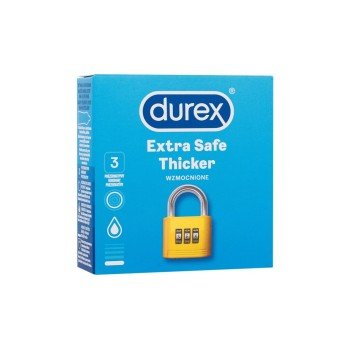 Durex Extra Safe Thicker      3Pc For Man (Condoms)