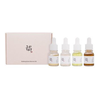 Beauty Of Joseon Hanbang Serum Discovery Kit 10Ml Ginseng Snail Mucin Revive Serum 10 Ml + Glow Deep Serum Rice Alpha-Arbutin 10 Ml + Glow Serum Propolis Niacinamide 10 Ml + Calming Serum Green Tea Panthenol 10 Ml For Woman  Skin Serum(Skin Serum)  