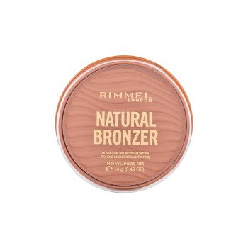 Rimmel London Natural Bronzer Ultra-Fine Bronzing Powder  14G 001 Sunlight   For Woman (Bronzer)