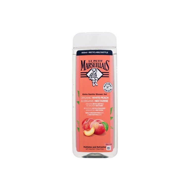 Le Petit Marseillais Extra Gentle Shower Gel Organic White Peach & Organic Nectarine 400Ml Unisex (Shower Gel) Le Petit Marseillais Extra Gentle Shower Gel Organic White Peach & Organic Nectarine 400Ml Unisex (Shower Gel)