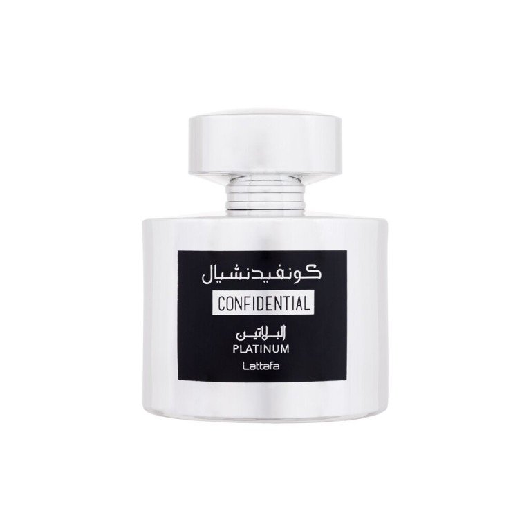 Lattafa Confidential 100Ml Unisex (Eau De Parfum) Platinum Lattafa Confidential 100Ml Unisex (Eau De Parfum) Platinum