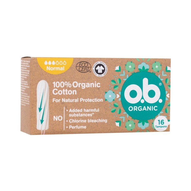 O.B. Organic 16Pc For Woman (Tampon) Normal O.B. Organic 16Pc For Woman (Tampon) Normal